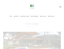 Tablet Screenshot of cielolodge.com